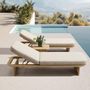 Lounge chairs for hospitalities & contracts - ALU-TEAK Sunbeds - SUNSO