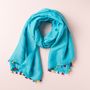 Scarves - Scarves Aline - Hand-woven linen-silk scarf - MIA ZIA