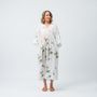 Apparel - Water Lilly Silk Cotton Maxi Dress - NEST FACTORY