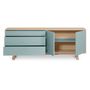 Sideboards - Low sideboard 2 doors +3 drawers 200 cm / 78.7" - MON PETIT MEUBLE FRANÇAIS