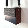 Bags and totes - Handcrafted with precision Leather and wood carved Bag - THECRAFTROOT