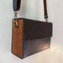 Sacs et cabas - Handcrafted with precision Leather and wood carved Bag - THECRAFTROOT