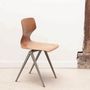 Chairs - Galvanitas S19 arched oak reissue chair - CARTEL DE BELLEVILLE