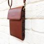 Bags and totes - Mini shoulder bag for women, handmade in genuine leather - THECRAFTROOT