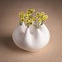 Vases - RHIZOM piccolo, bone china, white, vase, decoration - KLATT OBJECTS