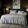 Bed linens - 220x280cm MARRAKECH Washed Linen Bedspread - DE.LENZO