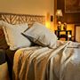 Bed linens - 280x280cm MARRAKECH washed linen bedspread - DE.LENZO