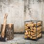 Storage boxes - Compact square log holder - DESIGN ATELIER ARTICLE