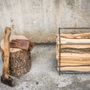 Storage boxes - Compact square log holder - DESIGN ATELIER ARTICLE