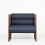 Armchairs - MW01 | Designer Armchair - Wood - Soshagro Anthracite Sleeves - MW - MOJOW