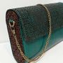 Sacs et cabas - Handcrafted Sling Bag Green. - THECRAFTROOT