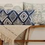 Coussins textile - Lombaire sérigraphié à la main à motif arabesque inspiré de l'art MERA - NAKI + SSAM