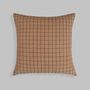 Coussins textile - Coussin décoratif en coton marron de la collection Utkaliya - NAKI+SSAM