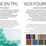 Fauteuils de jardin - MW02| Fauteuil parois en verres violet & assise TPU orange - MW Exclusive - MOJOW