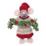 Decorative objects - Christmas Mice with Garlands and Trees - GRY & SIF