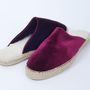 Shoes - Jules velvet chic slippers - ATELIER COSTÀ