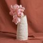 Vases - Série de superpositions de dentelle vase en porcelaine et or - ATELIER LE MOTIF
