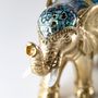 Objets de décoration - Boîte éléphant en nacre naturelle et laiton recyclé - WILD BY MOSAIC