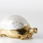 Caskets and boxes - Turtle box made of natural mother-of-pearl and recycled brass - WILD BY MOSAIC