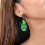 Jewelry - Post earrings with small drop - Korubo - NATURE BIJOUX