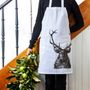 Kitchen linens - Apron STAG - WILDFANG BY KARINA KRUMBACH ®