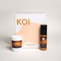 Beauty products - WELL-BEING SET - KOI - SCENTED CANDLE - MULTI-PURPOSE PEARLESCENT OIL - AISHITERU