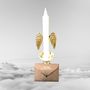 Decorative objects - Candle decoration: Angel wings to be pricked. - YLUSTRE