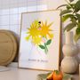 Affiches - Affiche Bouquet de soleils - LAVILLETLESNUAGES
