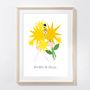 Affiches - Affiche Bouquet de soleils - LAVILLETLESNUAGES