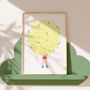 Affiches - Affiche Le Mimosa - LAVILLETLESNUAGES