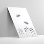 Card shop - Card with envelope | lavender bee - LUETTEBLUETEN