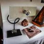 Decorative objects - Movement. 9-carat white gold leaf table lamp. - ATELIER DE MR C