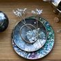 Decorative objects - Recycled brass & Mother of pearl Tray - WILD BY MOSAIC