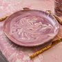 Everyday plates - NYMPHE ROSE ceramic tableware - IOM INES-OLYMPE MERCADAL