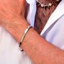 Jewelry - Silver bracelet for men äggformig 1 - VOMOVO-MEN´S JEWELRY
