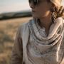 Scarves - Silk & Wool shawl - MAOULI