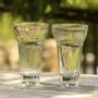 Glass - Set of 4 pastis glasses 2 x Fanny and 2 x Marius - LA ROCHÈRE