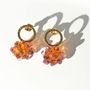 Gifts - 18k gold-plated brass and Murano glass handmade earrings - CHAMA NAVARRO