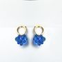 Gifts - 18k gold-plated brass and Murano glass handmade earrings - CHAMA NAVARRO