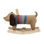 Toys - Charlie Rocking Toy, Dog, Brown, Polyester  - BLOOMINGVILLE MINI
