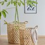 Shopping baskets - Rachel Basket, Nature, Water Hyacinth Set of 2 - BLOOMINGVILLE MULTIBRAND HOUSE