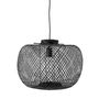 Hanging lights - Rodi Pendant Lamp, Black, Bamboo  - BLOOMINGVILLE