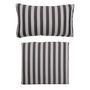 Cushions - Mundo Cushion Cover (No filler), Black, Polyester Set of 2 - BLOOMINGVILLE