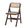Chairs - Loupe Dining Chair, Brown, Rubberwood - CREATIVE COLLECTION