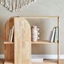 Bookshelves - Alec Bookcase, Nature, Rubberwood  - BLOOMINGVILLE