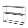 Other tables - June Console Table, Black, Stone  - BLOOMINGVILLE