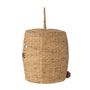Shopping baskets - Nelle Basket w/Lid, Nature, Water Hyacinth - BLOOMINGVILLE MINI