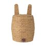 Shopping baskets - Nelle Basket w/Lid, Nature, Water Hyacinth - BLOOMINGVILLE MINI