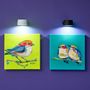 Paintings - Painting Lovebirds - WERNER VOSS