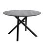 Tables Salle à Manger - Connor Table de salle à manger, Noir, FSC® 100%, Chêne - BLOOMINGVILLE MULTIBRAND HOUSE